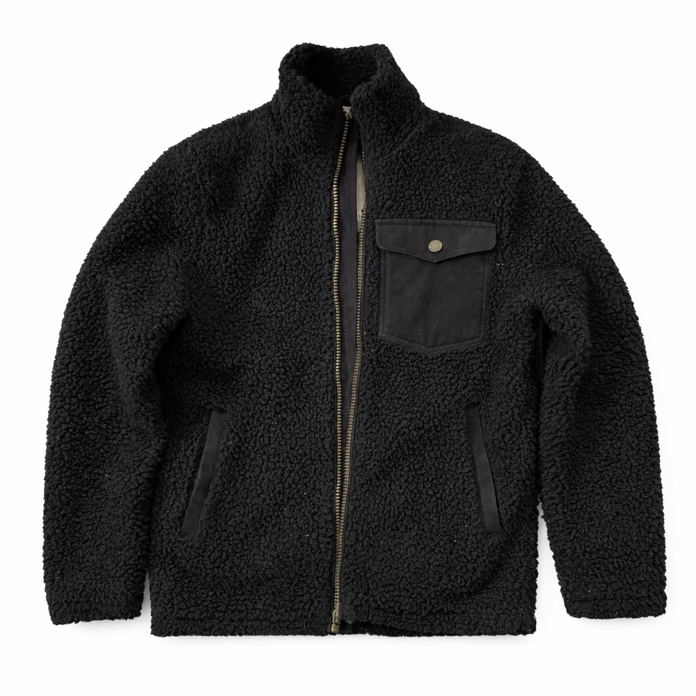 Pendleton Sherpa Fleece Jacket Western Ranch Workwear Full Zip Mens S